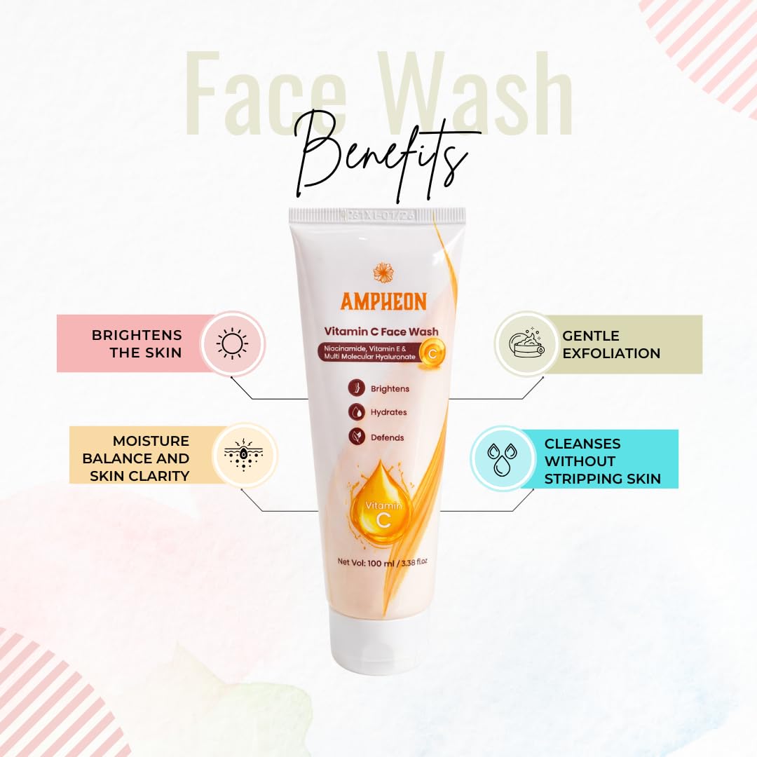 Vitamin C Glow Bundle: Cleanser, AM: PM Creme & Serum