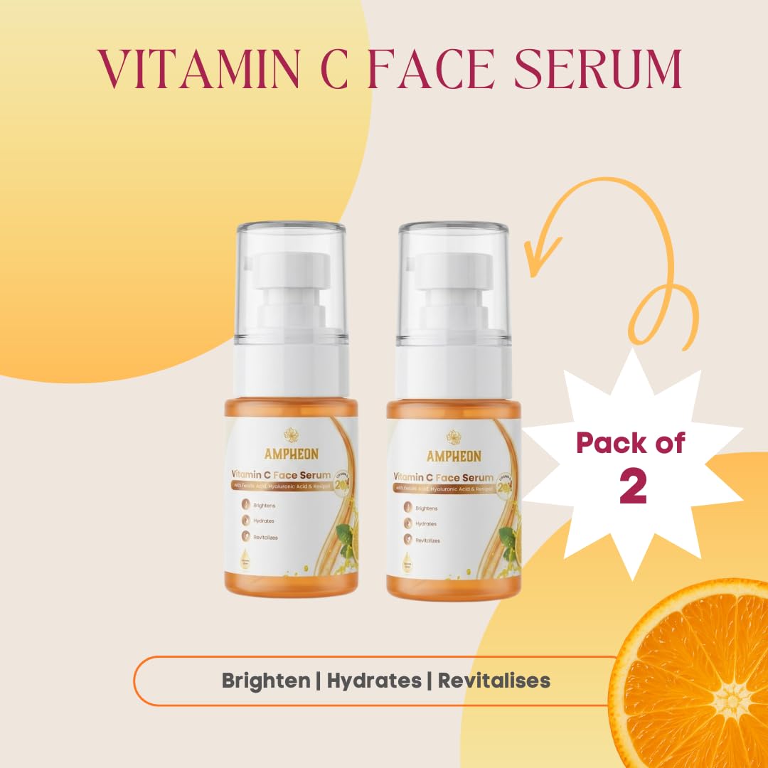 Vitamin C Face Serum (Pack of 2 (30 ml + 30 ml)