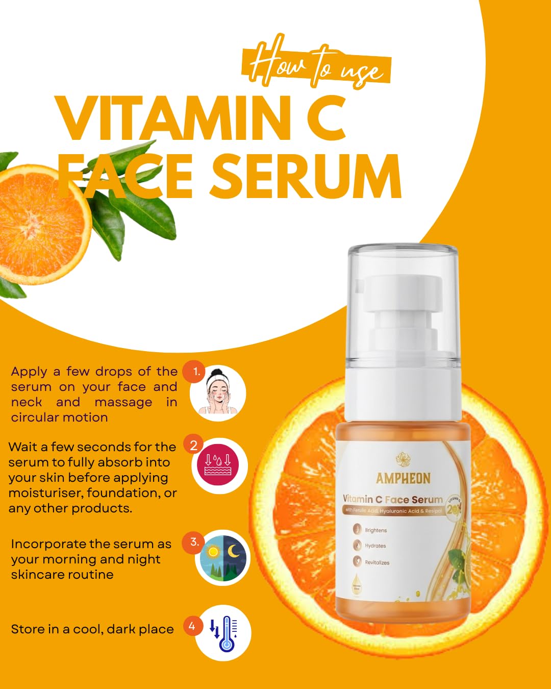 Vitamin C Face Serum (Pack of 2 (30 ml + 30 ml)